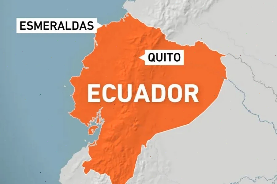 map of Ecuador